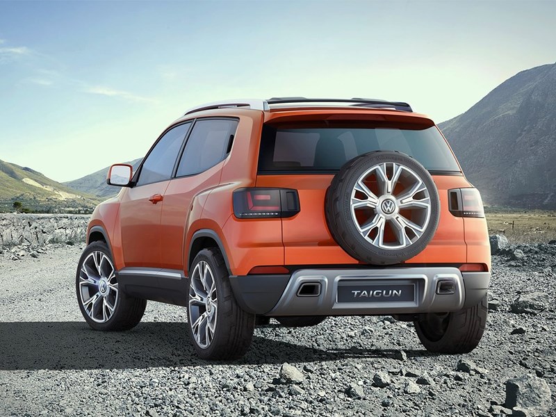 Volkswagen Taigun concept 2014 вид сзади