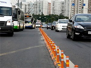 Выделенные полосы отгородят от остальных бордюром