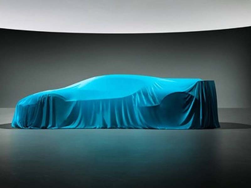 Bugatti показала силуэт нового суперкара