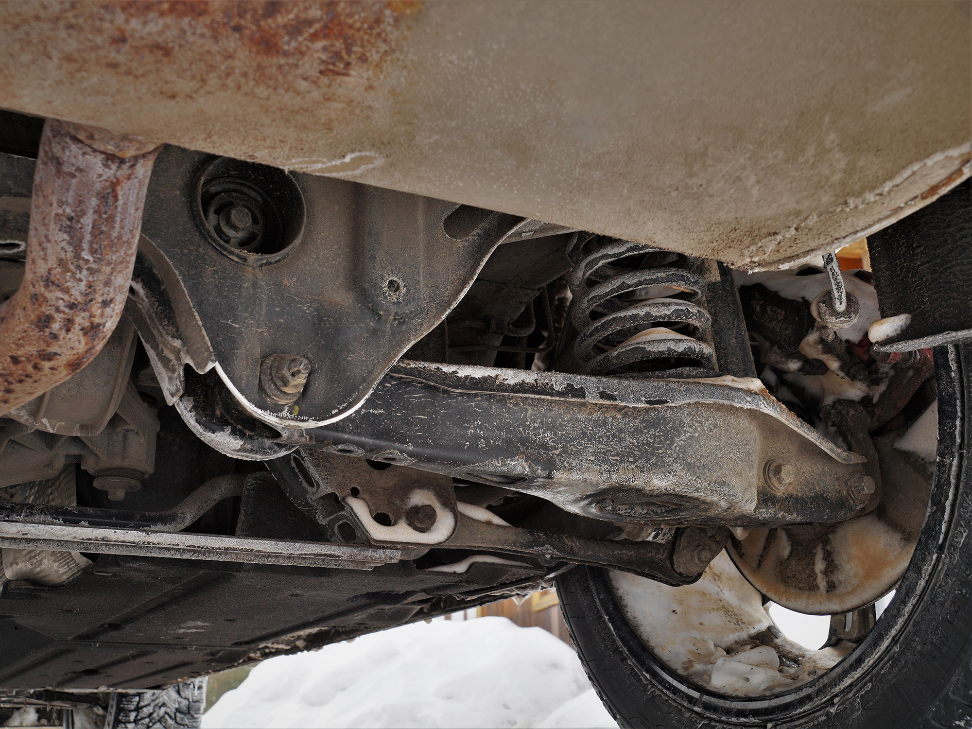 Фото Geely Tugella - Задняя подвеска у Geely Tugella – независимая, на ...