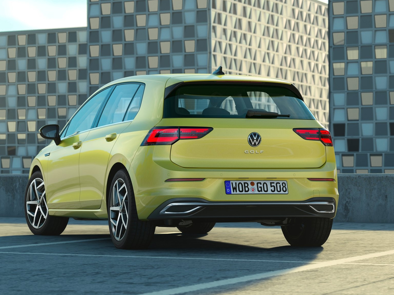 Volkswagen Golf 2020 Yellow